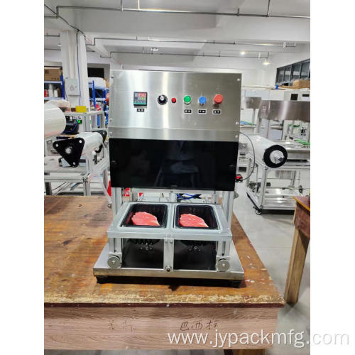 Tabletop Pneumatic disposable crisper tray sealing machine